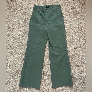 J. crew Factory Lizzie high-rise patch-pocket wide-leg pan